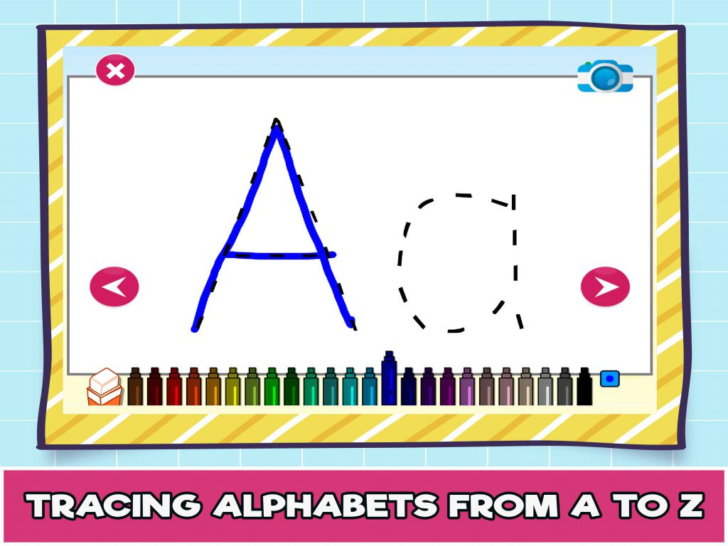 Free Online Alphabet Tracing Game For Kids The Learning Apps