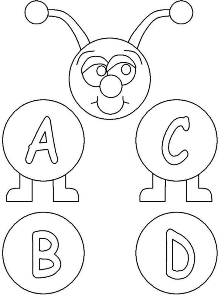 ABC Coloring Pages Printable