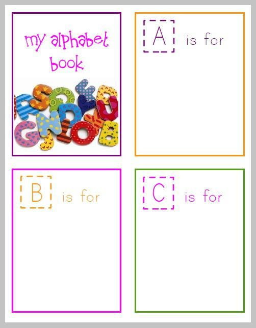 Free Printable Alphabet Books Preschool