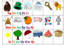 Free Printable Alphabet Chart With Pictures Alphabet Preschool
