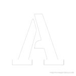 Free Printable Alphabet Stencils To Cut Out