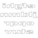 Free Printable Block Letters Printable Block Letters Letter Stencils