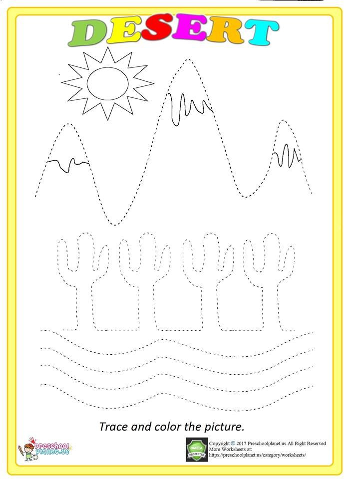 Free Printable Desert Worksheets Learning How To Read