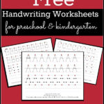 Free Printable Handwriting Worksheets For Preschool Kindergarten