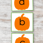 Free Printable Pumpkin Alphabet Set For Easy Fall Letter Activities