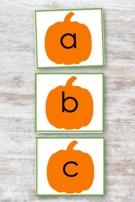 Free Printable Pumpkin Alphabet Set For Easy Fall Letter Activities 