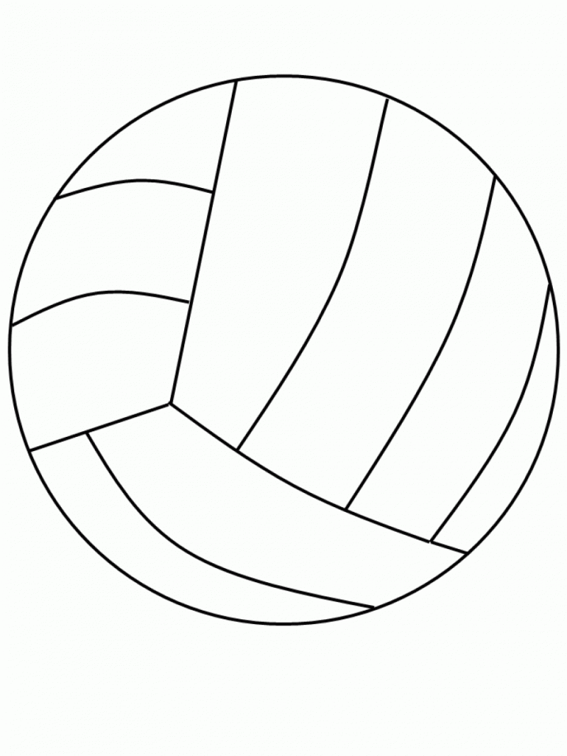 Free Printable Volleyball Coloring Pages For Kids | ABC Tracing Worksheets