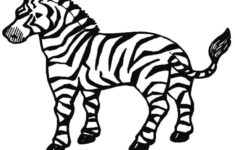 Free Printable Zebra Coloring Pages For Kids
