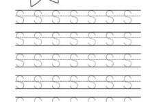 Free Trace Letter S Worksheets Activity Shelter