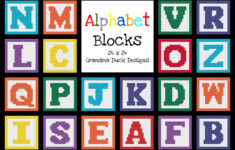 Grandma Duck Designs Alphabet Blocks