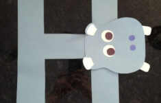 H Is For Hippo Preschool Letter Crafts Alphabet Activities