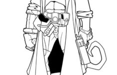 Hellboy Superheroes Printable Coloring Pages