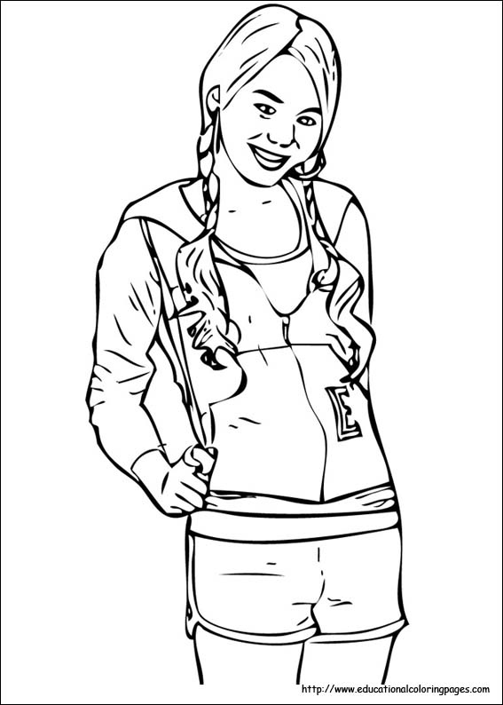 High School Musical Educational Fun Kids Coloring Pages And Preschool 