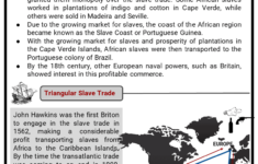 History Of Slavery In America Facts Timeline Worksheets Origins