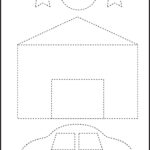 House Car Moon Stars Tracing Worksheet Atividades De Coordena O