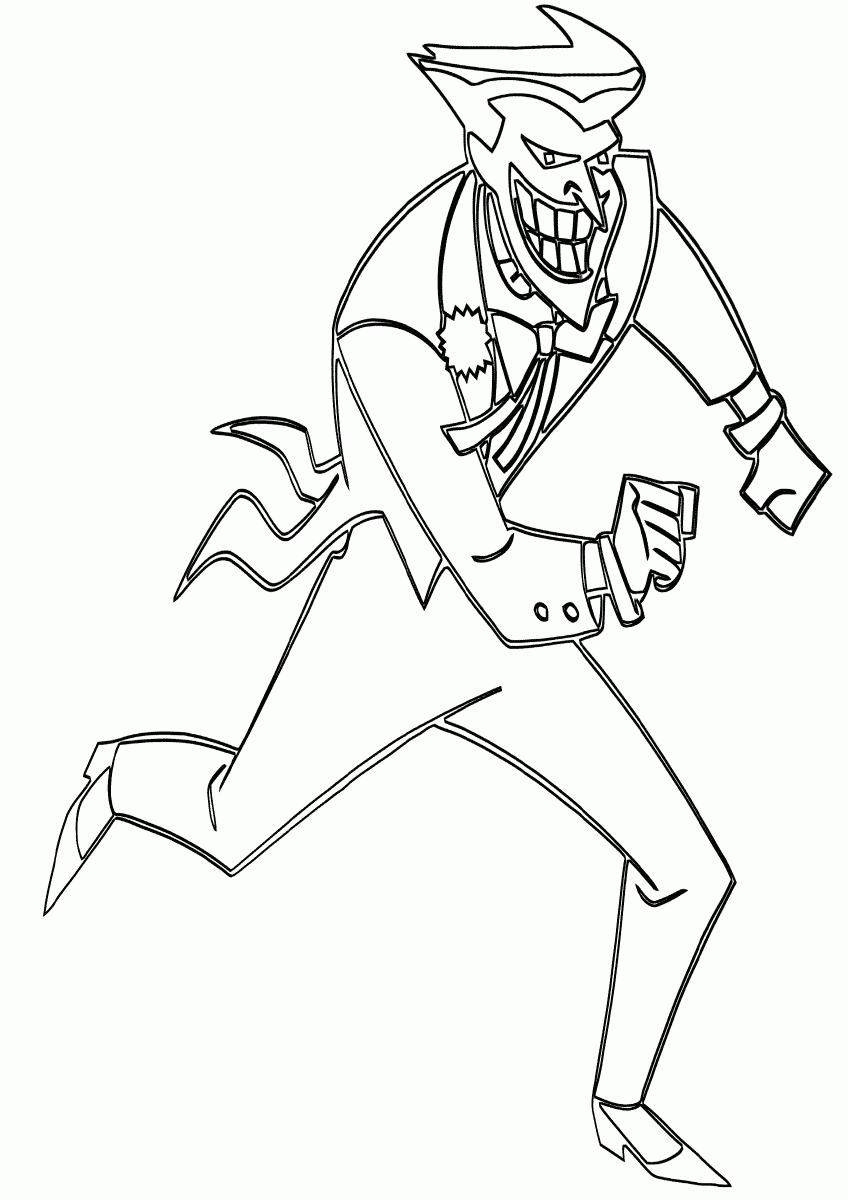 Joker Coloring Pages To Download And Print For Free