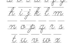 Kids Worksheets Alphabet Cursive Handwriting Cursive Worksheets