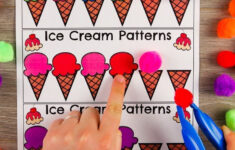 Kindergarten Math Algebra Standard 6 Describe Simple Repeating