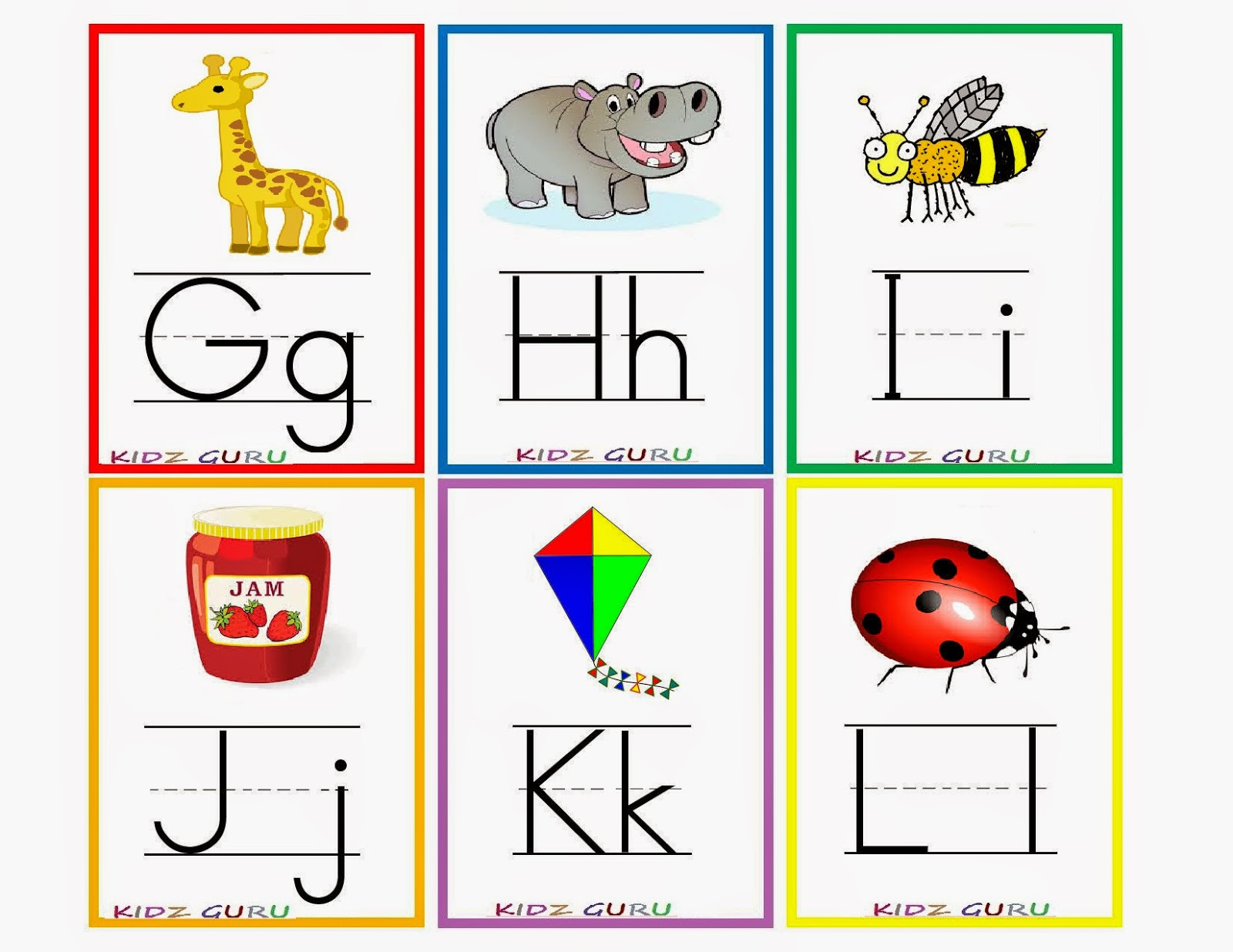 Kindergarten Worksheets Printable Worksheets Alphabet Flash Cards