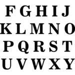 Large Letters Serif Font Lettering Styles Alphabet Lettering