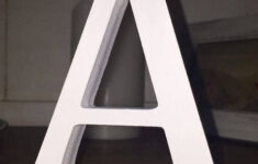 Large Wooden Standing Letters 4 Pack Free Standing White Wooden Letters