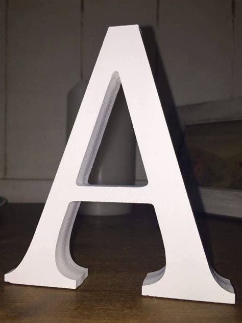 Large Wooden Standing Letters 4 Pack Free Standing White Wooden Letters 