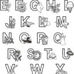 Learning ABC For Preschool Kids Coloring Page Coloring Sky