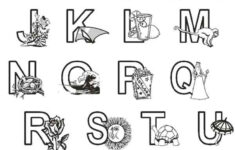 Learning ABC For Preschool Kids Coloring Page Coloring Sky