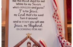 Legend Of The Candy Cane Nativity Card Printable Christian Etsy In