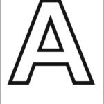 Letter A Printable Template Alphabet Templates Kindergarten Name