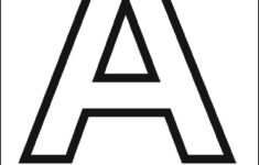 Letter A Printable Template Alphabet Templates Kindergarten Name