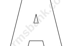 Letter A Template Printable Pdf Download
