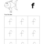 Letter F Tracing Printable AlphabetWorksheetsFree