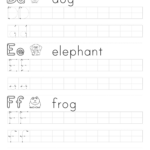 Letter F Worksheets