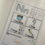 Letter N Tracing Worksheets