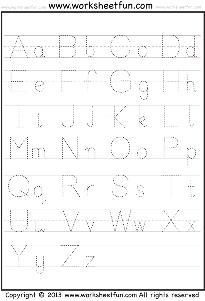 Letter Tracing Letter Tracing Worksheets Tracing Worksheets ABC