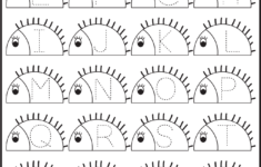 Letter Tracing Sheets To Learn Writing 101 Printable