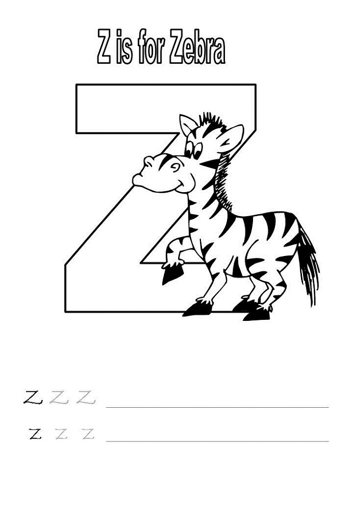 Letter Z Worksheets To Print Activity Shelter