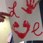 Love Hands Feet Crafts Fathers Day Preschool