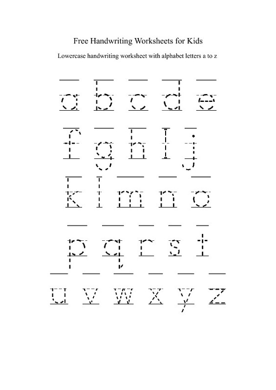 Alphabet Tracing Sheet Free Printable ABC Tracing Worksheets