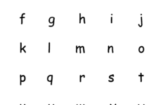 Lowercase Alphabet Templates Activity Shelter