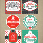 Merry Christmas Labels By Little Paper Sparrow Free Printable Labels