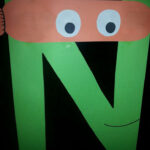 N Is For Ninja Turtle Letter Of The Week Letter N Preschool Crafts