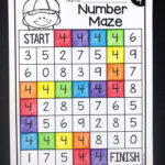 Number Mazes To 20 Math Activities Preschool Numbers Preschool