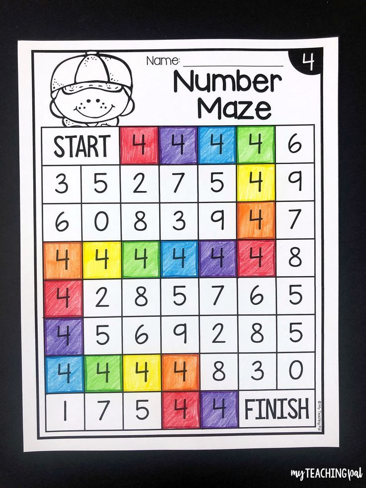 Number Mazes To 20 Math Activities Preschool Numbers Preschool 