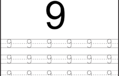 Number Trace Worksheets For Kids Activity Shelter