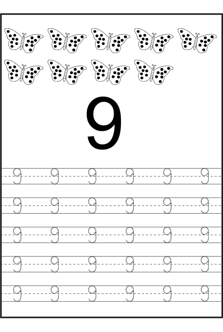 ABC And Numbers Tracing Worksheets