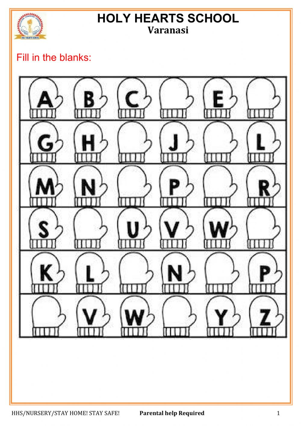 Alphabet Letters Worksheet ABC Tracing Worksheets