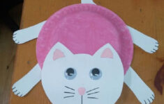 Paper Plate Cat Craft Cat Crafts Preschool Preschool Crafts Paper