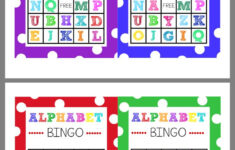 Pin On Alphabet Bingo